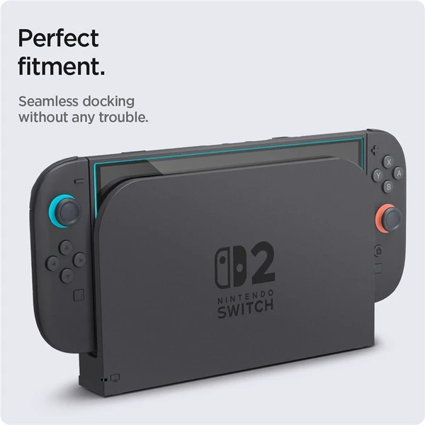 Spigen Glass tR EZ Fit 2 Pack tvrdené sklo Nintendo Switch 2 (2 ks) - Ochranné fólie a sklo - Obrázok 74a6c57c4032424181adc55b2882f603