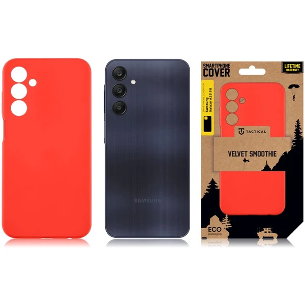 Tactical Velvet Smoothie Kryt pre Samsung Galaxy A25 5G Chilli - Puzdra - Obrázok 74a9a0146a0f4243867fbc58c8099400