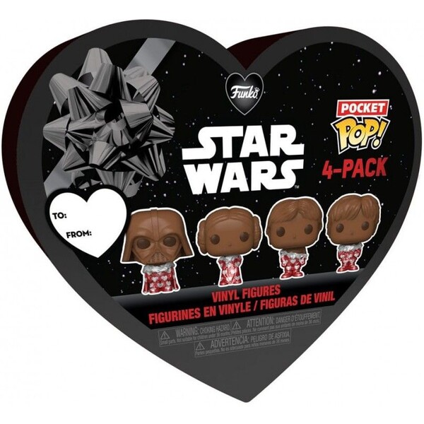E-shop Funko Pocket POP! Star Wars Valentine 2024 Chocolate (4 figúrky)