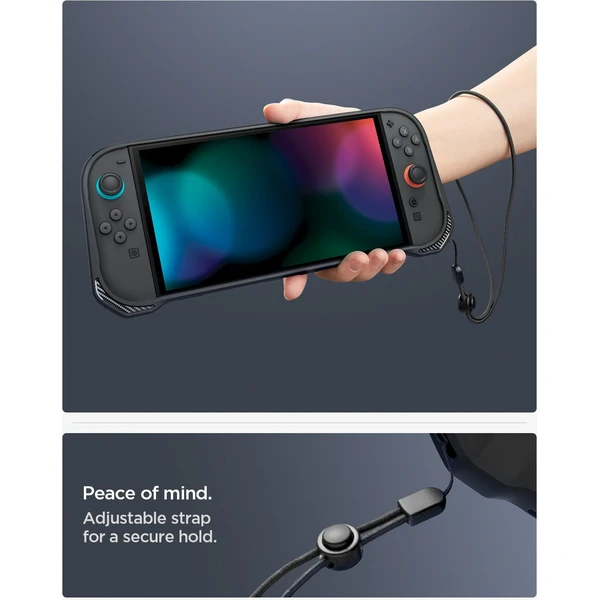 Spigen Rugged Armor puzdro Nintendo Switch 2 matne čierne - Puzdra - Obrázok 75QF000L01