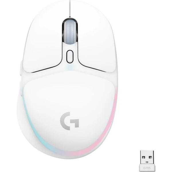 Logitech G705 Wireless Gaming Mouse, Off white - Myši - Hlavný obrázok