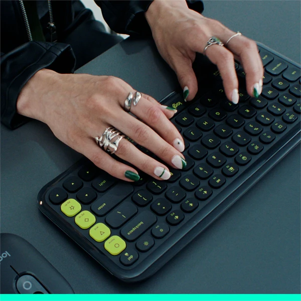 Logitech POP ICON KEYS (US) klávesnica biela - Klávesnice - Obrázok 7BU8000O01