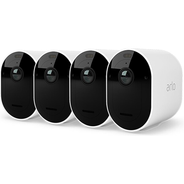E-shop Arlo Pro 5 vonkajšia bezpečnostná kamera 4 Pack (Base station nie je súčasťou balenia) biela