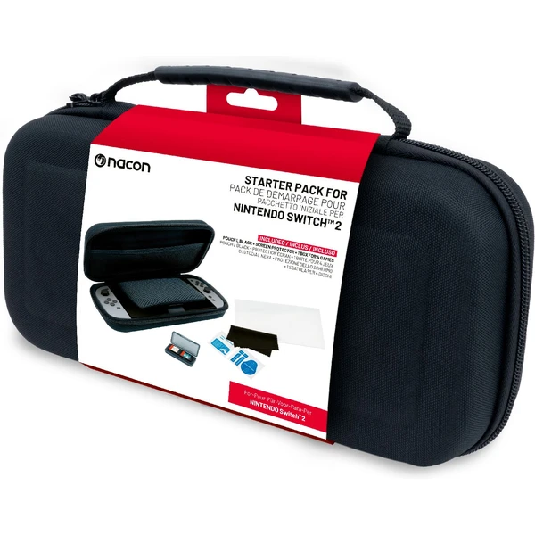 Nacon Starter Kit pre Switch 2 čierny - Puzdra - Hlavný obrázok