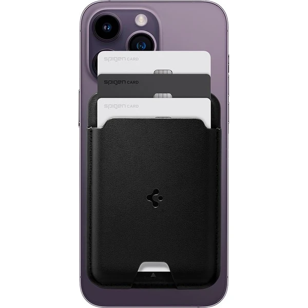 Spigen Valentinus Wallet Magsafe peňaženka pre 3 karty, čierna - Peňaženky - Obrázok 7ecd92613ca144a9aacea2d3bf767974