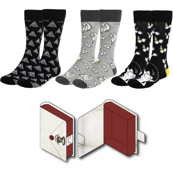 Cerda set ponožiek Harry Potter 38/45 (3 páry) - Ponožky - Hlavný obrázok