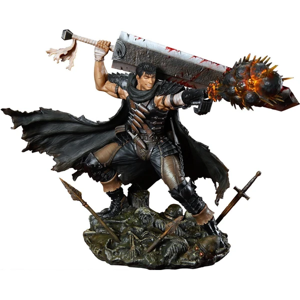 Soška Medicos Entertainment Berserk - Guts Black Swordsman 26 cm - Sochy a sošky - Hlavný obrázok