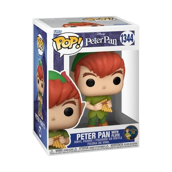 Funko POP! #1344 Disney: Peter Pan 70. - Peter Pan w/flute - Funko POP! - Obrázok 84DE000L01