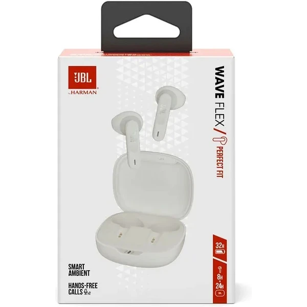 JBL Wave Flex biela - Slúchadlá - Obrázok 86RM300401