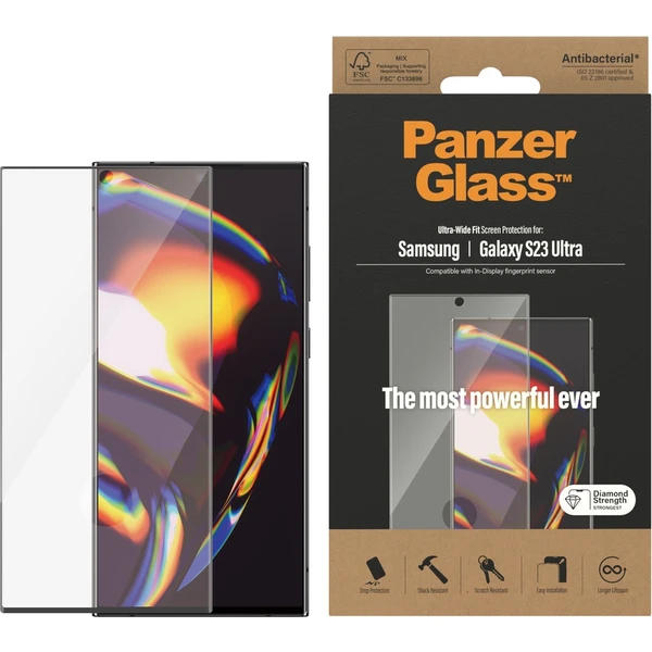 PanzerGlass™ Premium 3D Samsung Galaxy S23 Ultra (FingerPrint ready) - Ochranné fólie a sklo - Obrázok 8AS1G00101