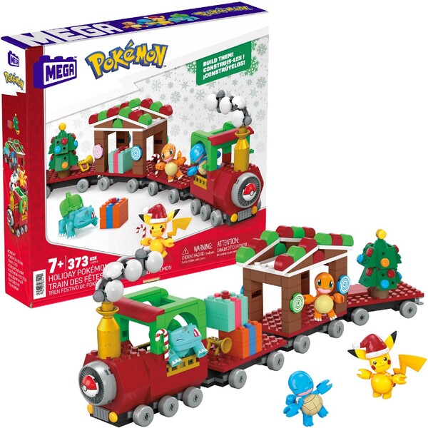 E-shop Pokémon Mega Construx Construction Set Holiday Pokémon Train