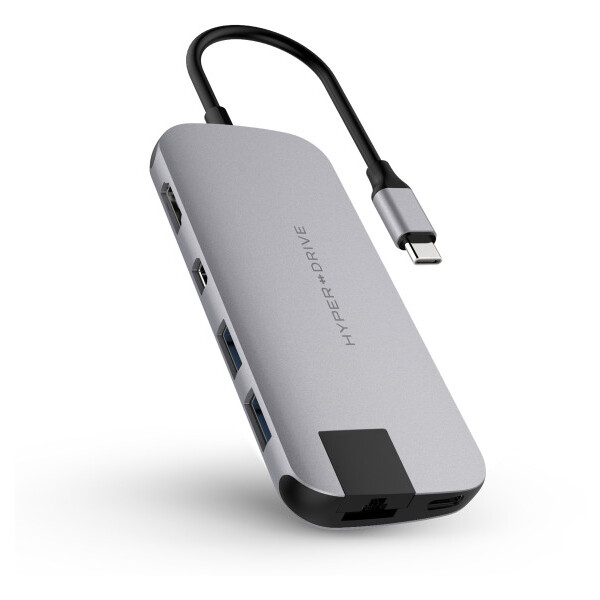 E-shop HyperDrive SLIM USB-C Hub vesmírne šedý