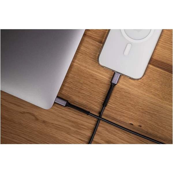 FIXED Armor USB-C/USB-C napájací kábel 240W 2m sivý - Káble a redukcie - Obrázok 8KI1000O01