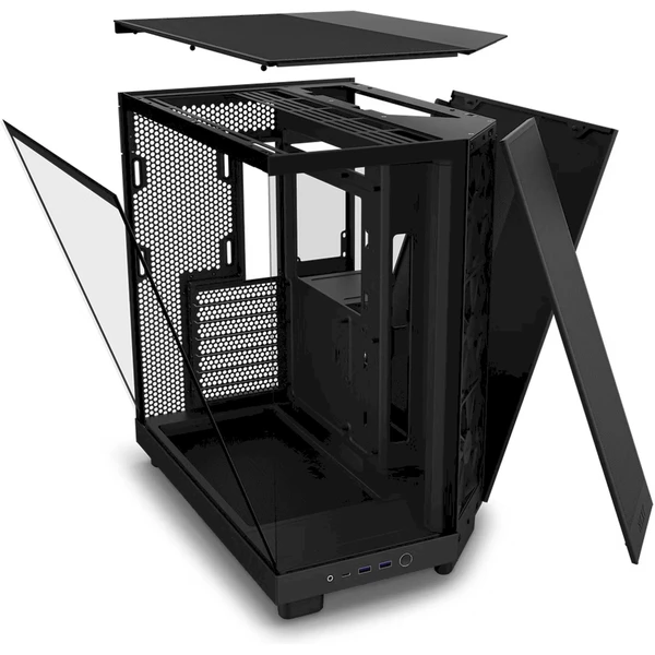 NZXT H6 Flow čierna - Počítačové skrine - Obrázok 8VGA000L01