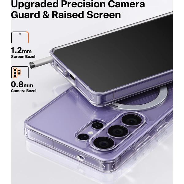 Torras Ostand Q3 Spin MagSafe kryt Samsung Galaxy S26 Ultra clear - Puzdra - Obrázok 8cbcf6e7599f4ee1b7d82553416c6e8c