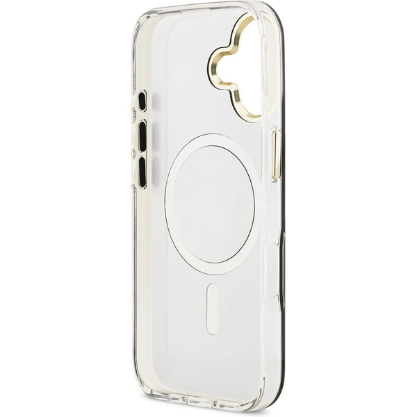 Guess PC/TPU Mirror 4G Glitter Logo MagSafe kryt iPhone 17 zlatý - Puzdra - Obrázok 8f85e148694e4072b1b55f067d6ab708