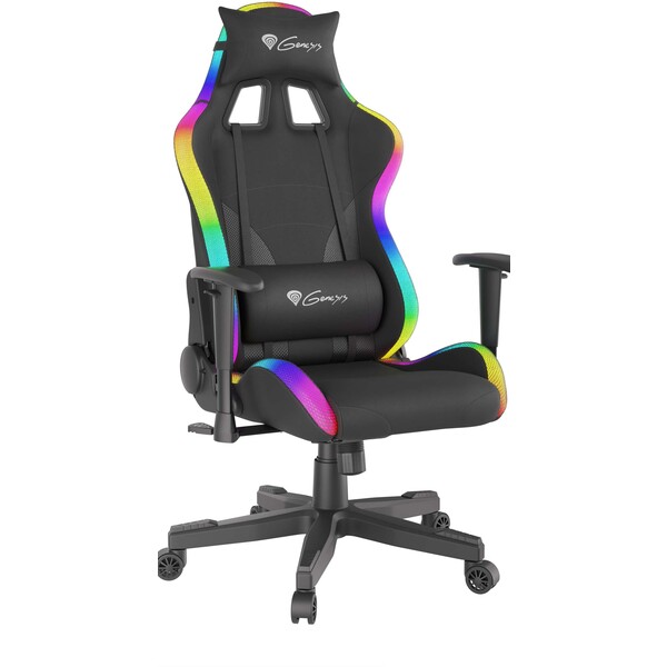 E-shop Genesis Trit 600 RGB Herná stolička čierna