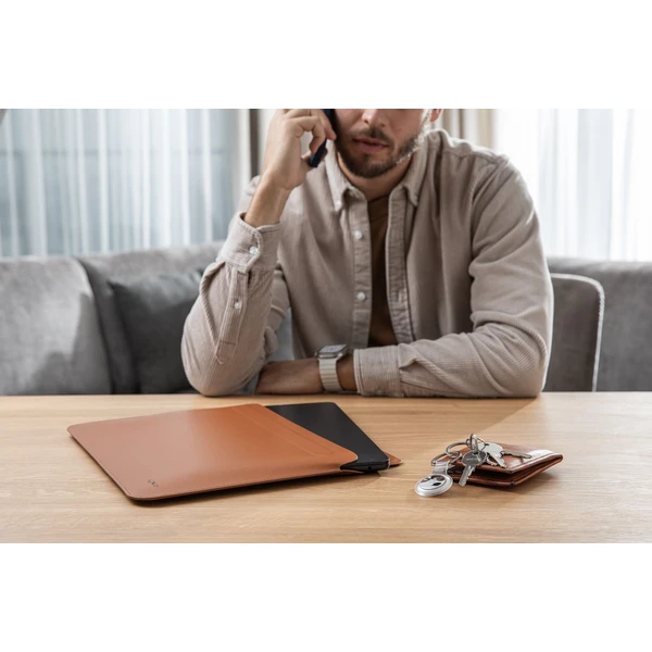 Epico Leather Sleeve kožené pouzdro pro Macbook Pro 13,3"/Air 13"/Air 13,6" hnědé - Puzdra - Obrázok 92LL000K01