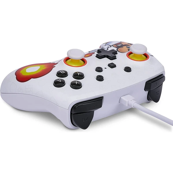 PowerA Enhanced drôtový herný ovládač - Fireball Mario (Switch) - Herné ovládače - Obrázok 9A41G00101