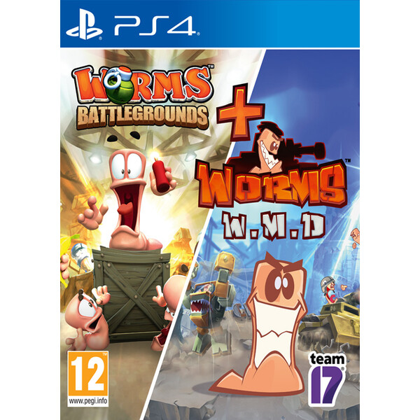 E-shop Worms Battlegrounds + Worms W.M.D (PS4)