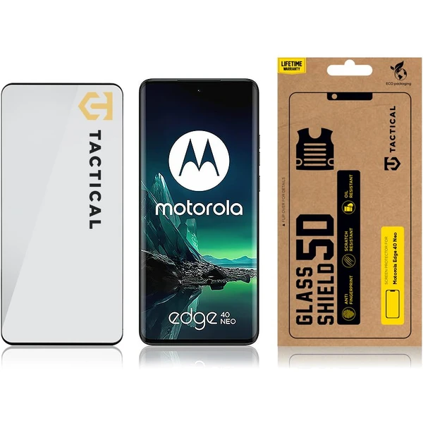 Tactical Glass Shield 5D sklo Motorola Edge 40 Neo čierne - Ochranné fólie a sklo - Obrázok 9US2000L01