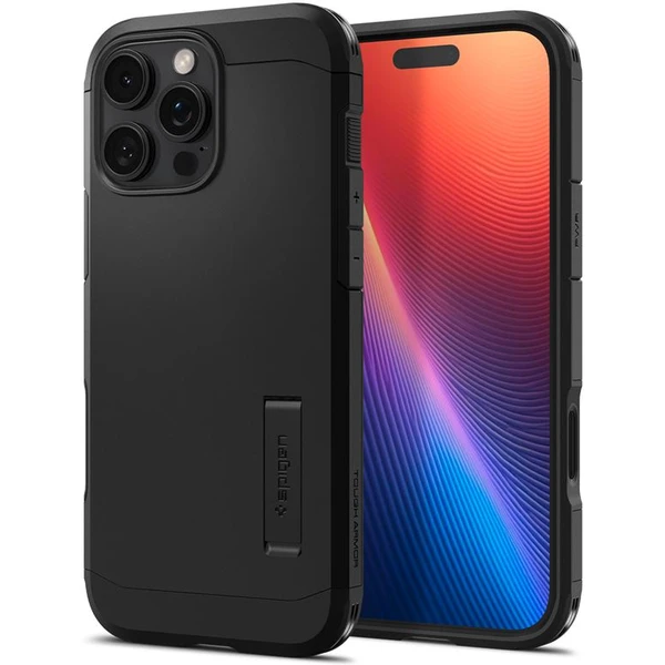 Spigen Tough Armor T MagSafe kryt iPhone 16 Pre čierny - Puzdra - Obrázok 9bc7456cc5f44fdca20578671bdb83f5