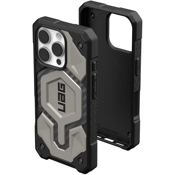 UAG Monarch Pro Magsafe kryt iPhone 16 Pro titánový - Puzdra - Obrázok 9c314763d13440fca7ce76f426e9e8a5