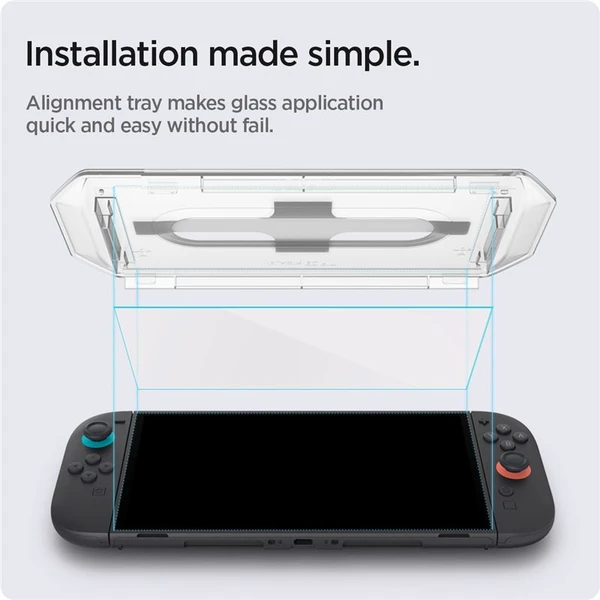 Spigen Glass tR EZ Fit 2 Pack tvrdené sklo Nintendo Switch 2 (2 ks) - Ochranné fólie a sklo - Obrázok 9e4eb6e649064d418dbe9308a98753d8