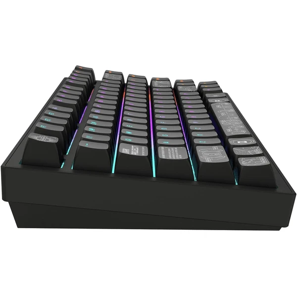 Dark Project ALU81A Terra Nova bezdrôtová mechanická klávesnica (US) čierna - Klávesnice - Obrázok A1XC000K01