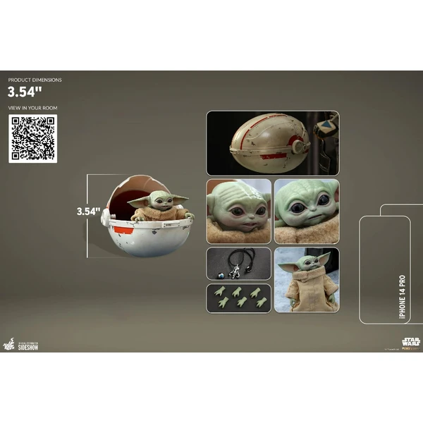 Hot Toys Star Wars - The Child Figure Scale 1/4 - Sochy a sošky - Obrázok A3SO100501