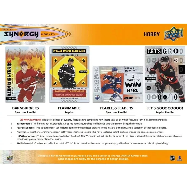 Hokejové karty 2023-24 Upper Deck Synergy Hockey Hobby Box - Hokejové karty - Obrázok A4I6000N01