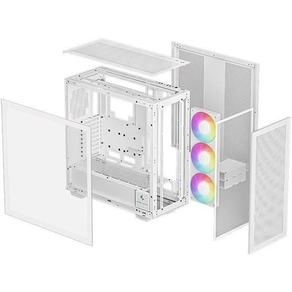 DEEPCOOL MORPHEUS biela - Počítačové skrine - Obrázok A4V8000K01
