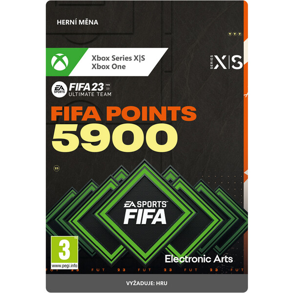 E-shop FIFA 23 Ultimate team - FIFA Points 5900 (Xbox One/Xbox Series) (SK)