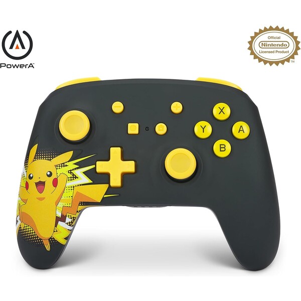 E-shop PowerA bezdrôtový herný ovládač - Pikachu Ecstatic (Switch)