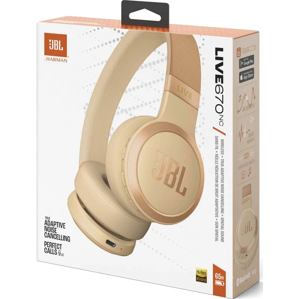 JBL Live 670NC béžová - Slúchadlá - Obrázok AJ20000N01