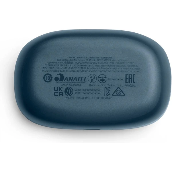 JBL Endurance Peak 3 modré - Slúchadlá - Obrázok ALK3000P01