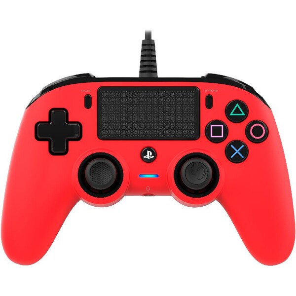 E-shop Herný ovládač Nacon Compact Controller červený (PS4/PC)