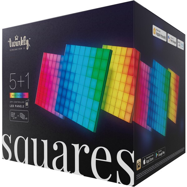 E-shop Twinkly Squares svetelné panely 6 ks