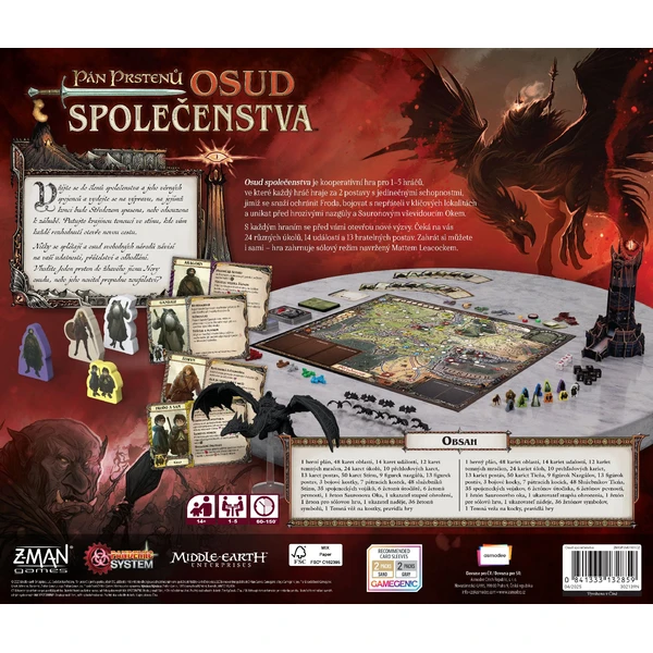 Pán prsteňov: Osud spoločenstva - Stolové hry - Obrázok B02H000L01