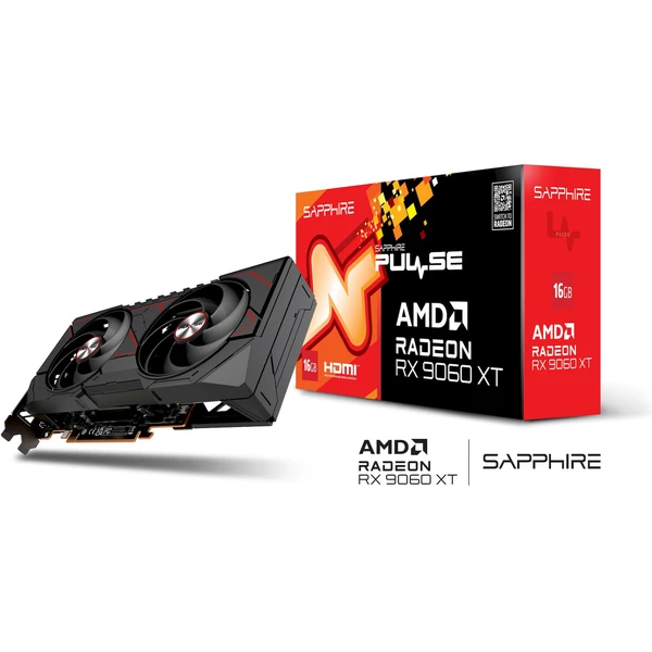 Sapphire PULSE AMD Radeon RX 9060 XT GAMING OC 16GB - Grafické karty - Obrázok B11H000N01