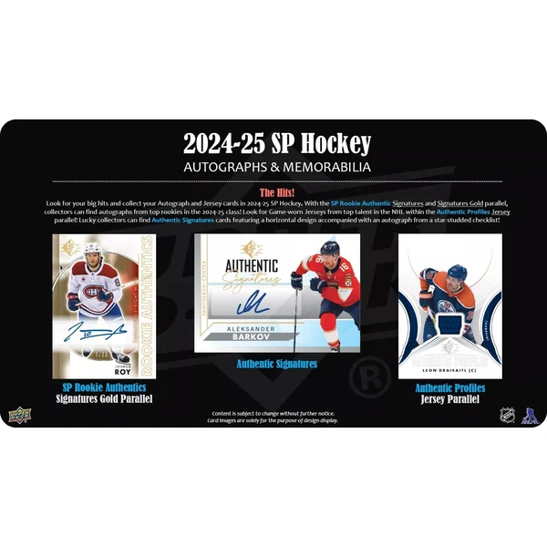 Hokejové karty 2024-25 Upper Deck SP Hockey Blaster Box - Hokejové karty - Obrázok B23D000O01