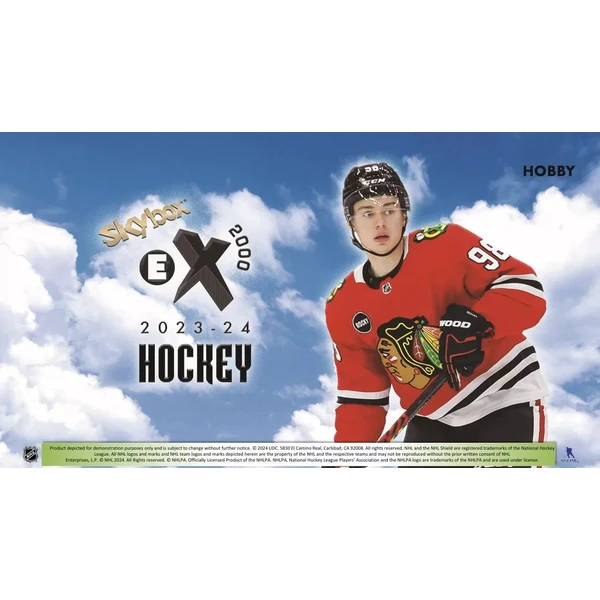 2023-24 Upper Deck Skybox E-X 2000 Hockey Hobby Balíček - Hokejové karty - Obrázok B24D000K01
