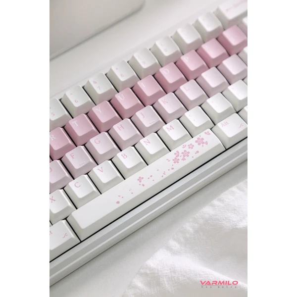 Varmilo Sword68 Kailh Prestige Voice (US) Sakura - Klávesnice - Obrázok B46F000L01
