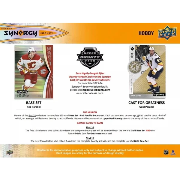 Hokejové karty 2023-24 Upper Deck Synergy Hockey Hobby Box - Hokejové karty - Obrázok B4I6000N01