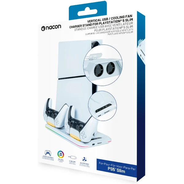 Nacon nabíjacia stanica s chladením pre PS5 Slim - Dokovacie stanice - Obrázok B5PD000N01