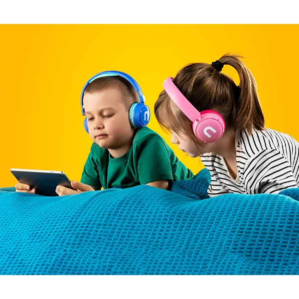 Niceboy HIVE Kiddie bezdrôtové slúchadlá detská modrá - Slúchadlá - Obrázok B8NP100501