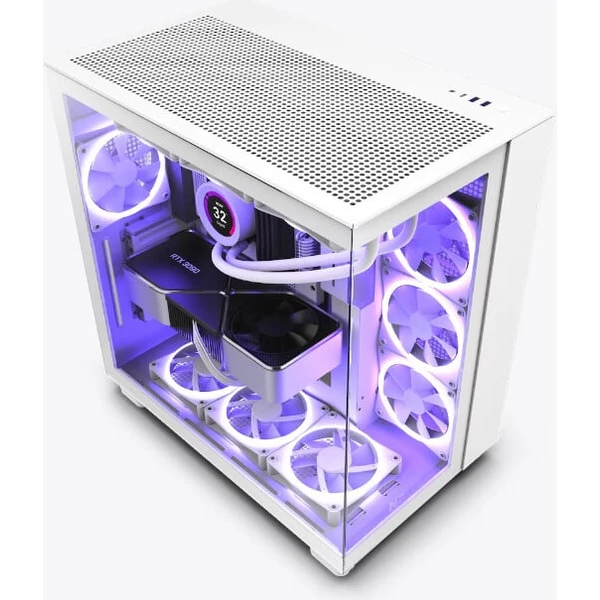 NZXT H9 Flow edition, biela - Počítačové skrine - Obrázok BA0L100501