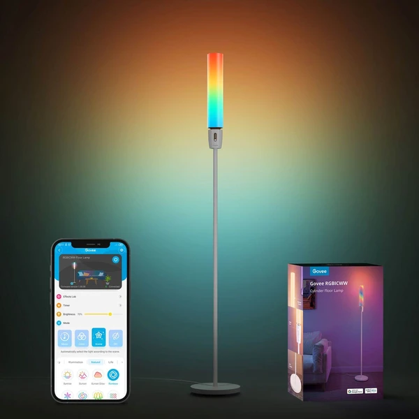 Govee Cylinder Smart RGBICWW LED Lampa - Inteligentné osvetlenie - Obrázok BAH4000J01