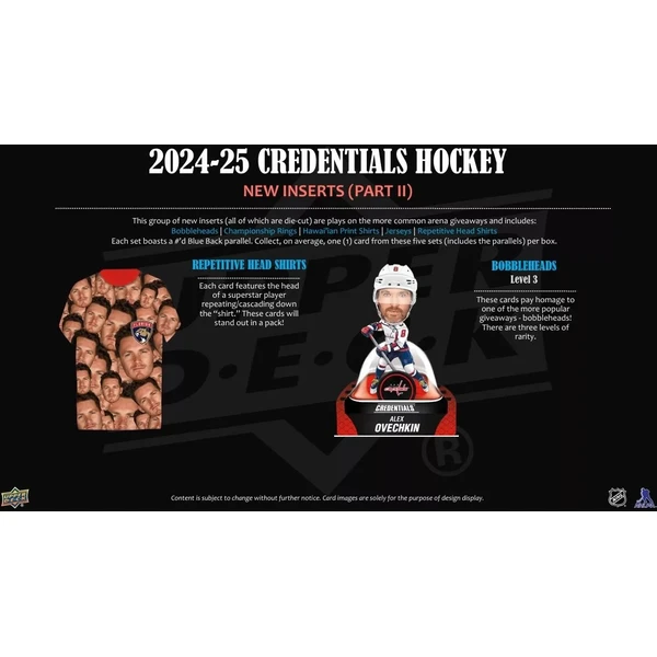 Hokejové karty 2024-25 Upper Deck Credentials Hockey Hobby Box - Hokejové karty - Obrázok BFSE000K01
