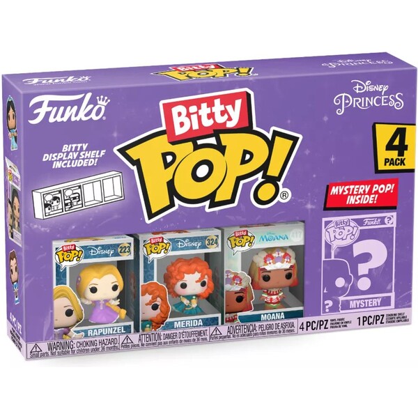 E-shop Funko Bitty POP! Disney Princess - Rapunzel 4 pack